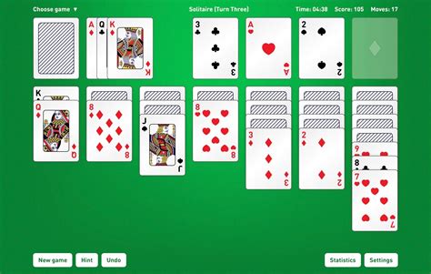 an image of playing cards in the game solucet card games for iphone and ipad