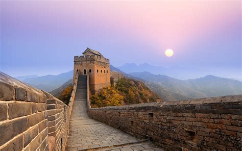 Great Wall of China Sunrise Wallpapers | HD Wallpapers | ID #17812