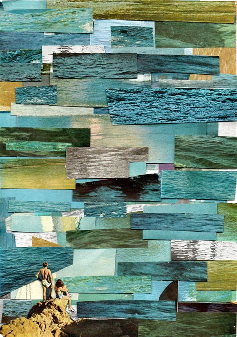 collage of the ocean Collage Design, Collage Art, Graphic Design ...