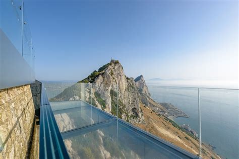 Former military lookout point perched on the Rock of Gibraltar is transformed into 'Skywalk ...