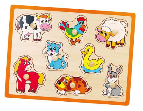 VIGA Flat Puzzle-Farm Animals | The Discovery Depot - Educational Toys ...