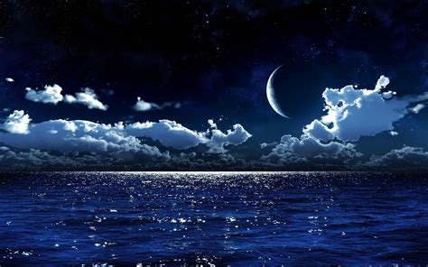 Ocean Moon Wallpapers - Top Free Ocean Moon Backgrounds - WallpaperAccess