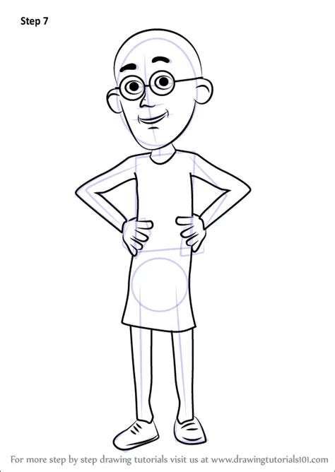 How to Draw Patlu from Motu Patlu (Motu Patlu) Step by Step ...