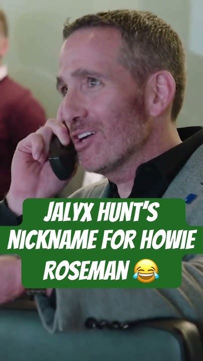 Jalyx Hunt’s Nickname for Howie Roseman 😂 - YouTube