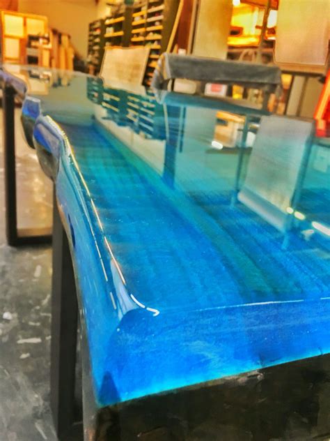 Epoxy resin ocean blue | Epoxy table top, Resin furniture, Resin diy
