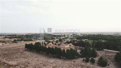 drone footage of the Temple of Zeus, Cyrene, Libya, history of Libya ...