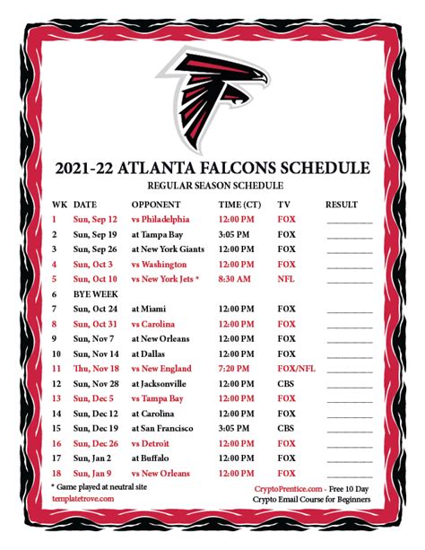 Falcons Game Schedule 2025 - Goldi Tanitansy