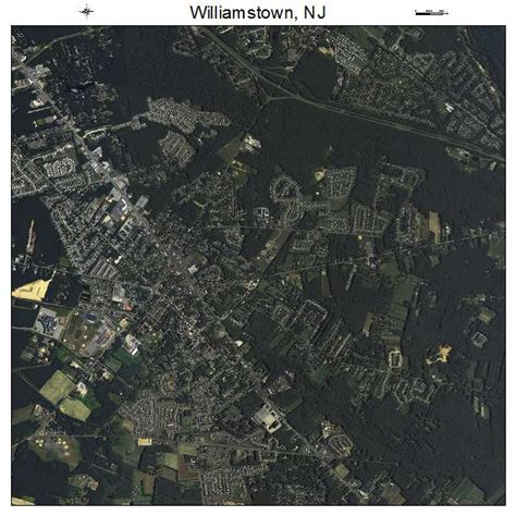 Aerial Photography Map of Williamstown, NJ New Jersey