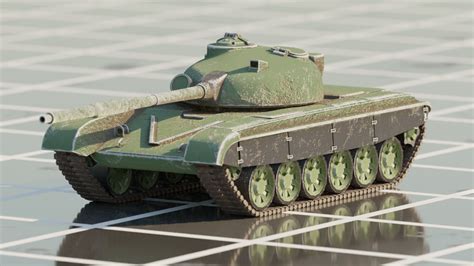 T-72 Tank 3D Model by Coynese