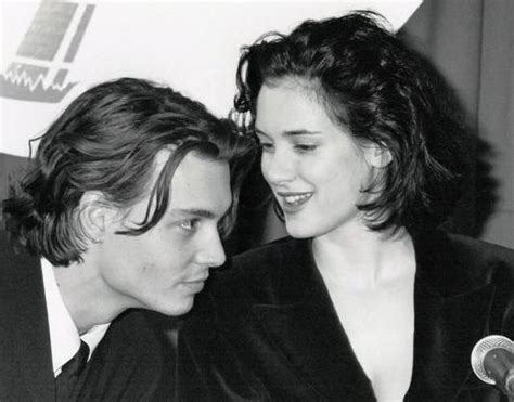 Johnny Depp and Winona Ryder at ShoWest 1990 - JOHNNY DEPP & WINONA RYDER Photo (20716280) - Fanpop