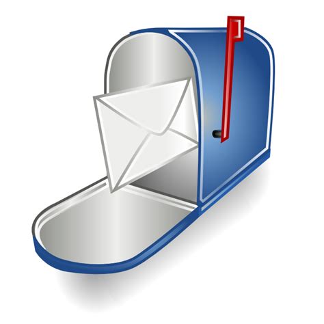 Mail clipart blue mailbox, Mail blue mailbox Transparent FREE for ...