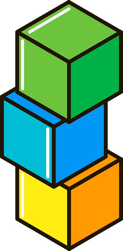 Building blocks clipart. Free download transparent .PNG | Creazilla