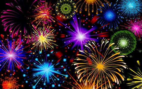 Fireworks Background Wallpaper