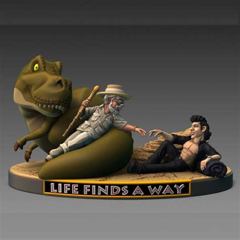 Life Finds a Way Jurassic Park - STL 3D print files