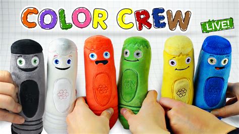 Learn Colors with COLOR CREW Soft Toys for Kids | All Of The Colors | Color Crew Live ...