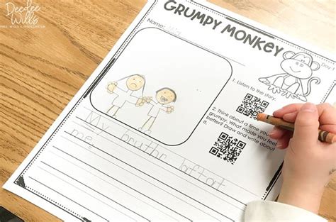 Grumpy Monkey Book Activities