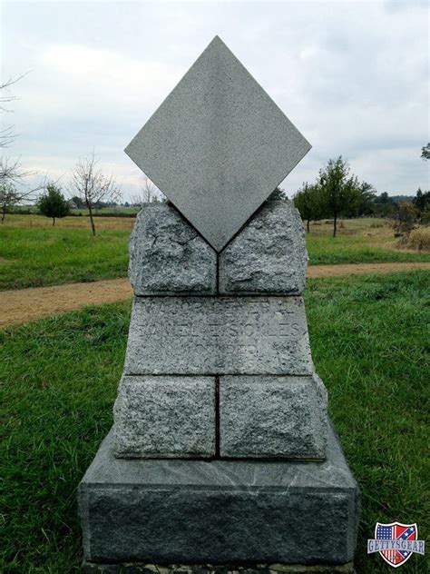 Sickles wounding sight... At this sight on July 2nd, 1863, Major General Daniel Sickles' leg was ...