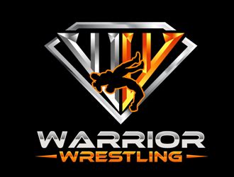 Warrior Wrestling Logo Design - 48hourslogo