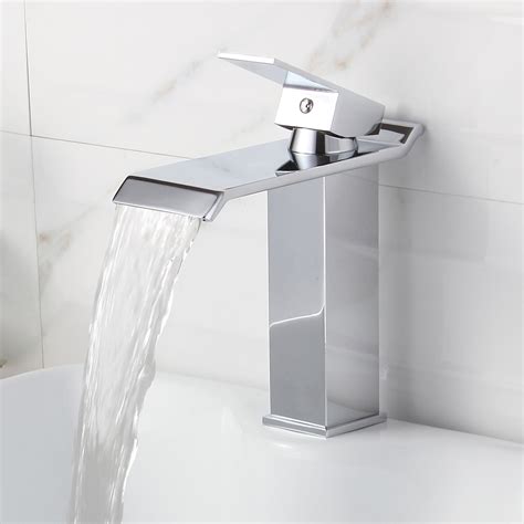 Elite Single Handle Bathroom Waterfall Faucet & Reviews | Wayfair