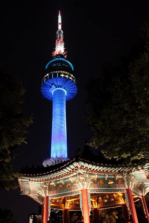 Namsan Tower, i miss the view Namsan Tower, Master Shifu, Dark Wallpaper, Space Needle, Under ...