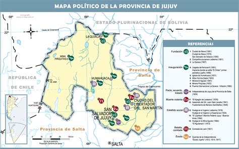 Historical map of the Province of Jujuy | Gifex