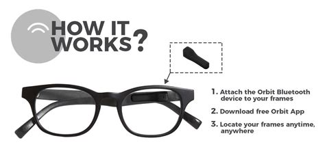 ORBIT Eyeglasses Bluetooth Tracker 001 Glasses Black | SmartBuyGlasses ...