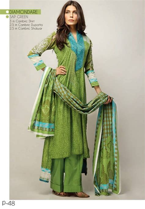 Orient Textiles Mid Summer Sawan Collection 2013-14 | Cambric Embroidered Dresses | Cambric ...