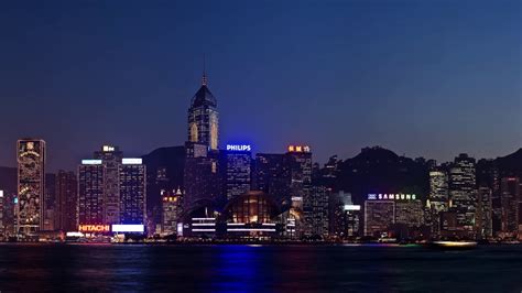 Hong Kong Skyline Panorama - Harbour - YouTube