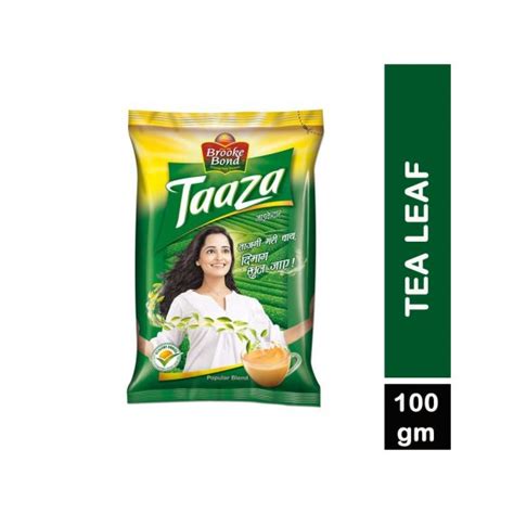 Brooke Bond Taaza Tea Leaf Pouch (100g) | Listerr - An Indian Marketplace