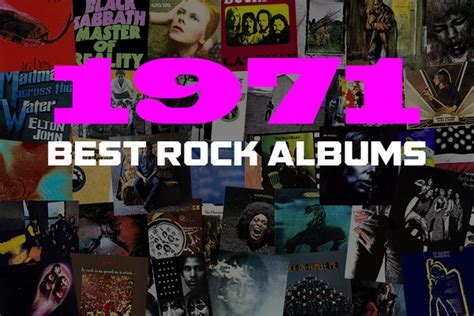 1971's Best Rock Albums