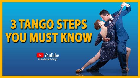 3 Argentine Tango steps you must know - YouTube