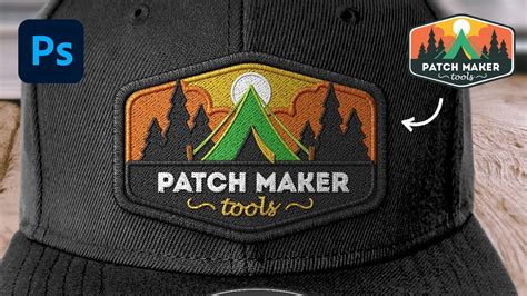 How to Create an Embroidered Patch Design in Photoshop (Patch Maker Tools) - YouTube