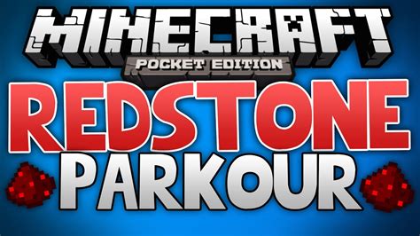 REDSTONE PARKOUR - Minecraft Pocket Edition - YouTube