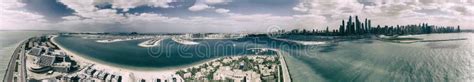 Jumeirah Palm Island, Aerial View of Dubai - UAE Stock Image - Image of jumeirah, travel: 84191681