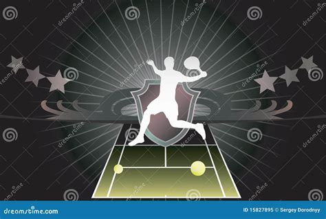 Abstract Tennis Background. Stock Vector - Illustration of passion, championship: 15827895