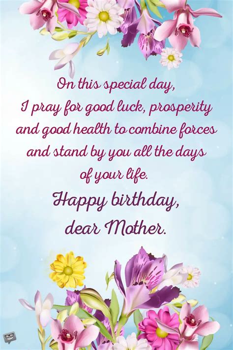 Birthday Prayers for Mothers | Bless you, Mom!