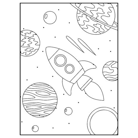 Space Drawings For Kids