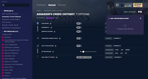 Assassin's Creed Odyssey Cheats and Trainer for Uplay - Trainers - WeMod Community