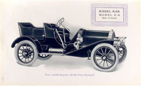 1909 Kissel-Kar Catalog