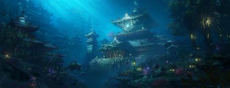 ArtStation - underwater shrine