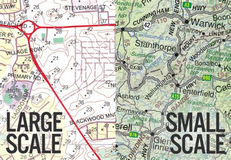 Large Scale vs. Small Scale Maps - What? – The Chart & Map Shop