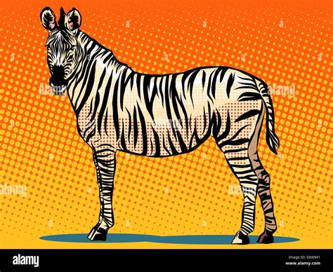 Africa zebra herd Stock Vector Images - Alamy