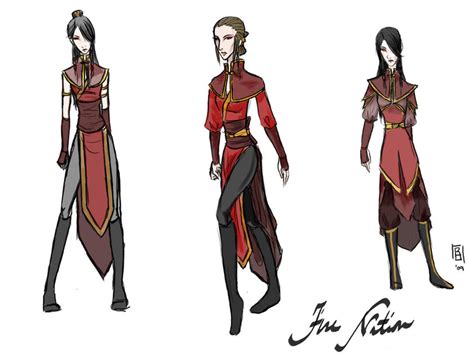 Fire Nation Designs by Reine-Haru on DeviantArt