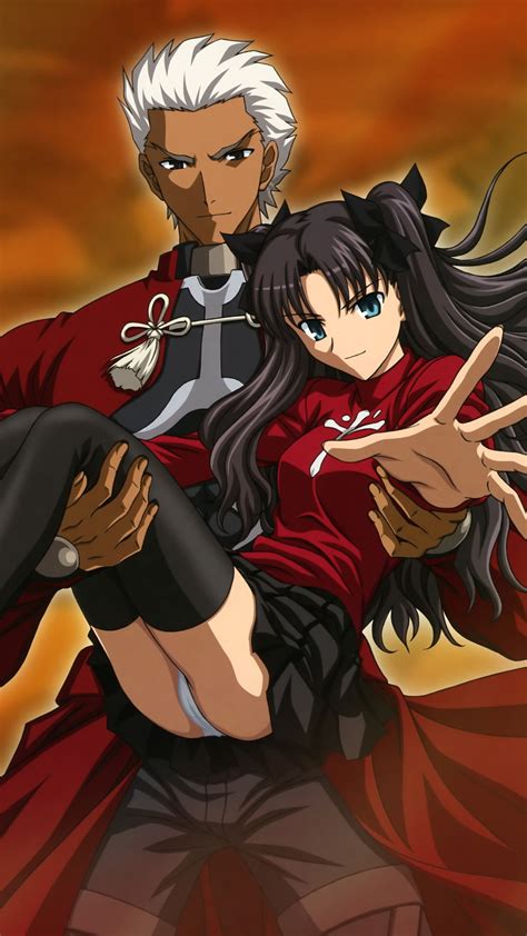 Fate Stay Night Unlimited Blade Works Rin Tohsaka Archer.Lenovo K900 ...