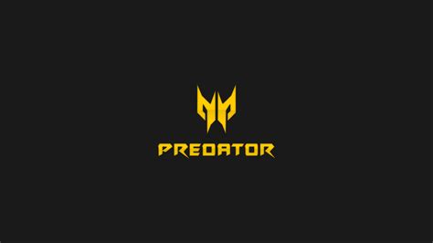 Acer Predator, Logo, Yellow, 4K, #24 Wallpaper PC Desktop