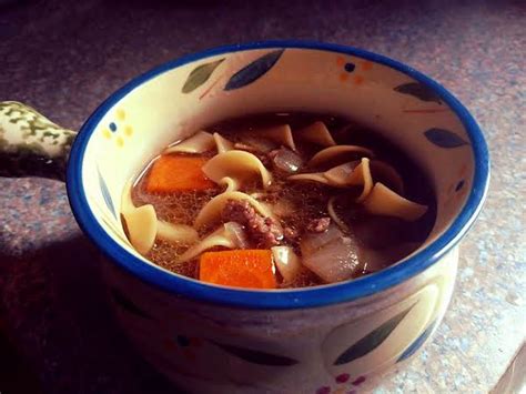 Ground Beef Noodle Soup | Just A Pinch Recipes