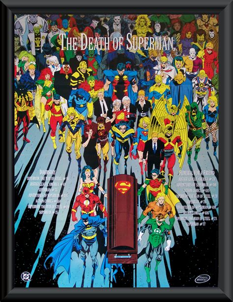 The Death Of Superman Poster by Jurgens - Breeding by Superman8193 on ...