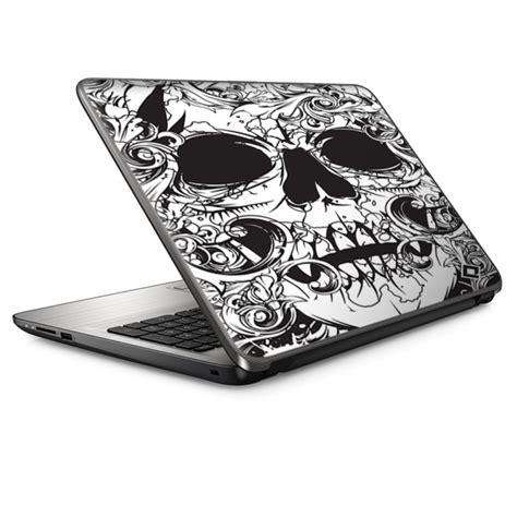 Universal Laptop Skins Wrap for 14" - Crazy lineart Skull Design | eBay