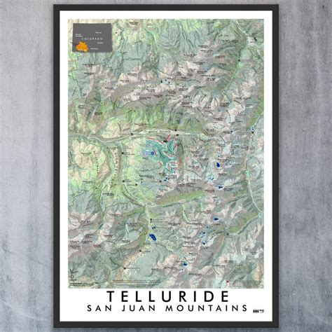 Telluride Colorado Map — Mitchell Geography