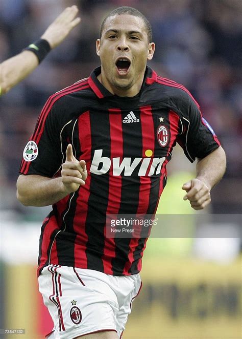 Ronaldo AC Milan's first goal during the Serie A match between Inter ...